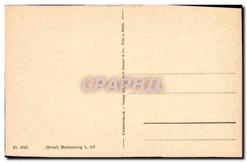 Old Postcard Marienburg