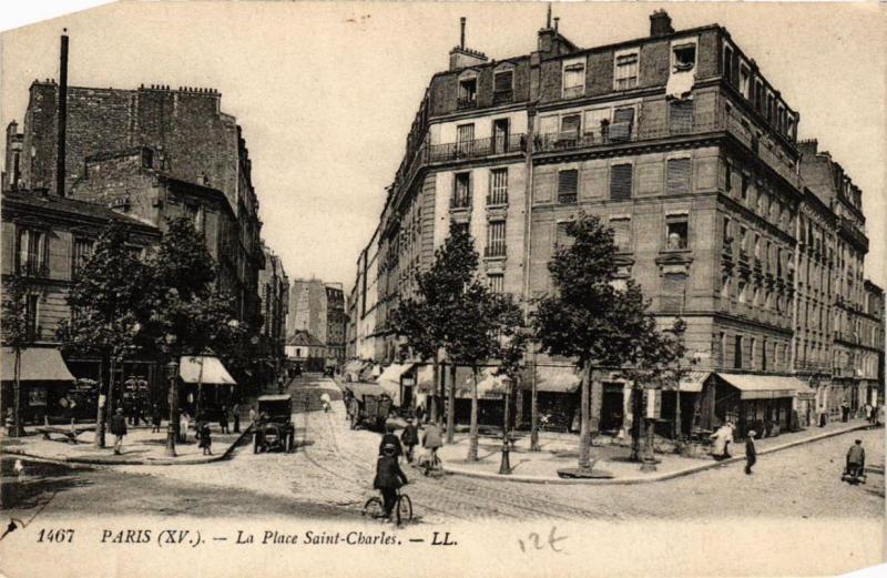 CPA PARIS (15e) La Place Saint-Charles. (563323)