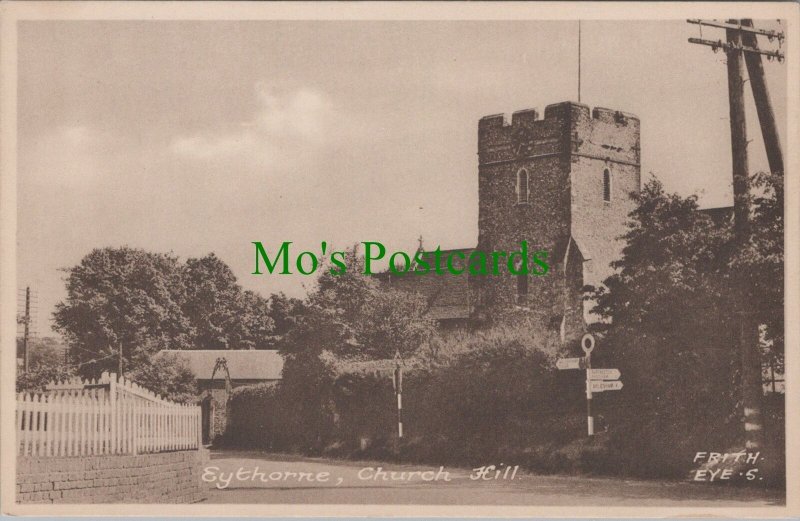 Kent Postcard - Eythorne, Church Hill  RS32939