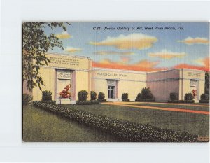 Postcard Norton Gallery of Art West Palm Beach Florida USA