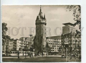 440920 Germany 1958 year Frankfurt am Main tram RPPC commemorative stamp