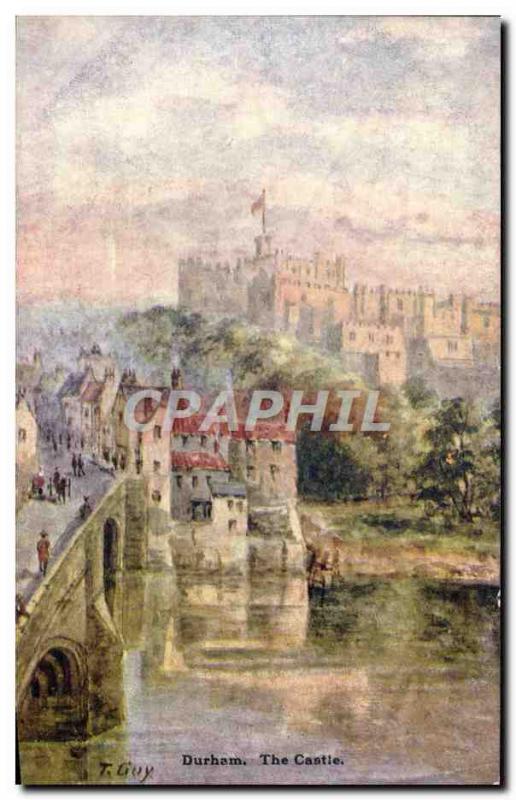 Postcard Old Durham The Castle