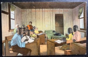 Mint USA Picture Picture Postcard Black Americana School Of colores Children