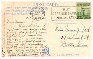 Massachusetts  Boston,  Copley Square