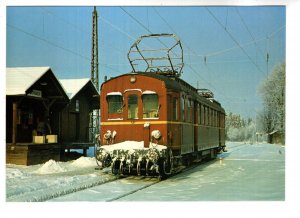 Elektrotriebwagen Deutschen Bundesbahn Passenger Germany Train Station, 1971