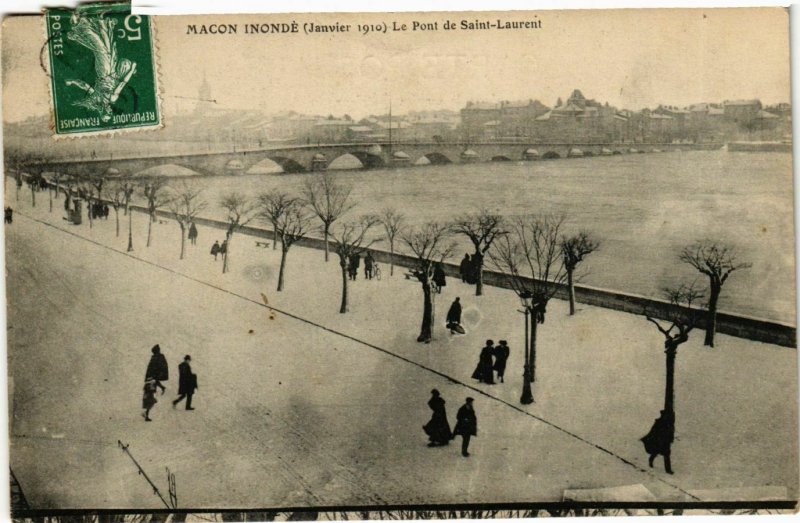 CPA Macon Le Pont de Saint-Laurent FRANCE (953064)