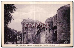 Old Postcard Dinan Chateau de Duchess anne Contains now the Museum