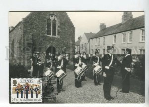 450931 UK Isle Guernsey 1983 maximum card Battalion Boys Brigade Musicians