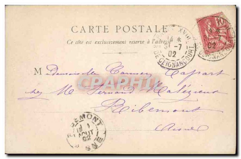 Postcard Old Chateau Marcigny