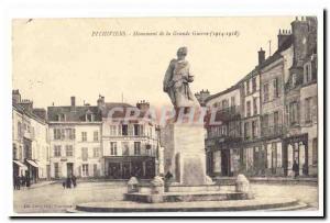 Pithiviers Old Postcard Monument to the Great War (1914-1918)