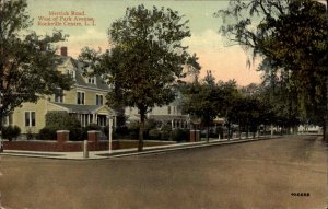 Rockville Centre Long Island NY Merrick Road c1910 Postcard