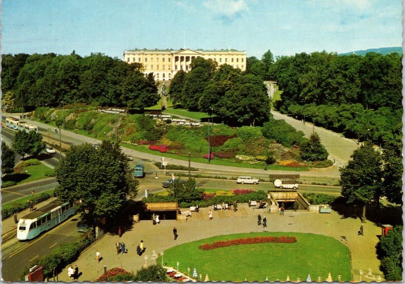 postcard Oslo, Norway - Slottet. The Royal Palace