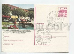 449884 GERMANY 1986 year Kandern Special cancellation POSTAL stationery postcard