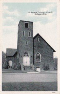 Church St Peter's Lutheran Church Holgate Ohio Curteich