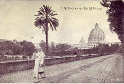 S.S. PIO X POPE PIUS X NEI GIARDINI DEL VATICANO