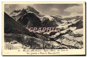 Old Postcard Morzine Vue Generale and Pointe Niou