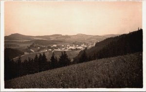 Czech Republic Jimramov View Landscape Vintage RPPC C215