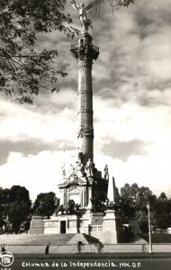 Vintage Postcard 1949 Columna De La Independencia.Mexico D. F. RPPC