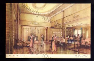 LS2558 - Cunard Liner - Mauretania's interior - The Grand Hall - postcard