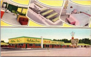 Holiday Inn Hotel Courts Memphis Tennessee City Limits East Vintage Postcard G07