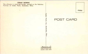 Sandusky, Ohio - Merry-go-Round at Cedar Downs in Cedar Point - c1960