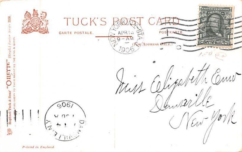 Closeout  postal marking on front