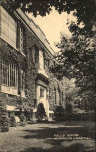 Hasbrouck Heights New Jersey NJ Euclid School Postcard 