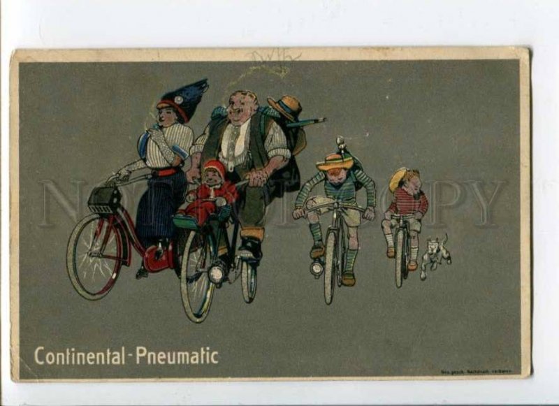 288378 CONTINENTAL PNEUMATIC Cycle bicycle Vintage ADVERTISING