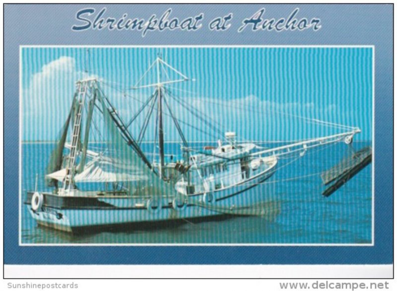 Mississippi Shrimp Boat At Anchor