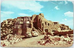 postcard Colorado Mount Evans Crest House Denver Mountain Parks - chrome era