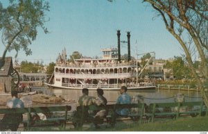 DISNEYLAND, Magic Kingdom, 50-60s; Mark Twain Riverboat, Frontierland