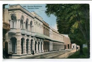 Havana Residences Cuba 1916 postcard