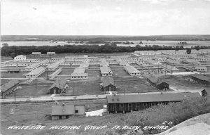 Fort Riley Kansas 1940s WWII RPPC Real Photo Postcard Whiteside Hospital Group