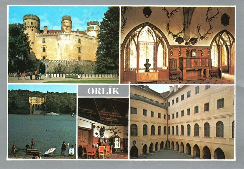 Postcard Orlik Nad Vitacvou Statni Zamik Cennymi Sbirkami Rane Czech Republic