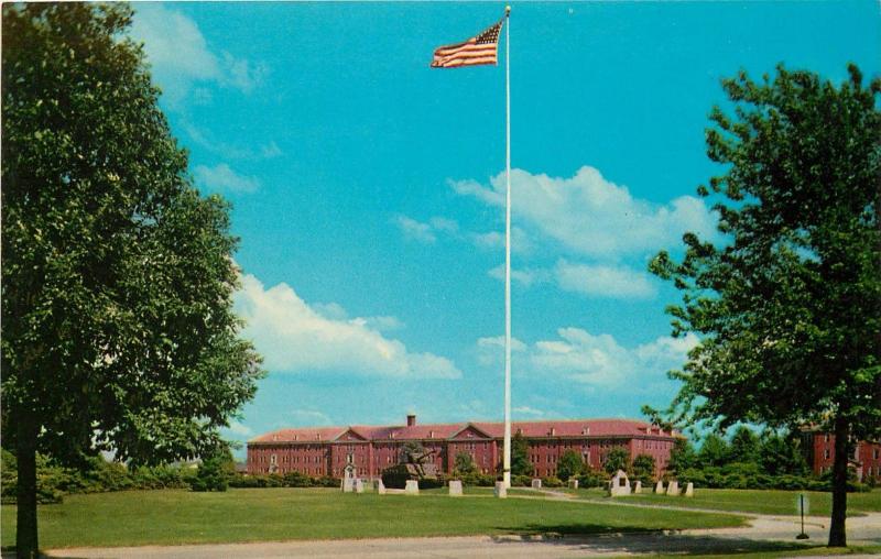 Brooks Field Main Parade Ground Armor Center Tank Fort Knox Postcard