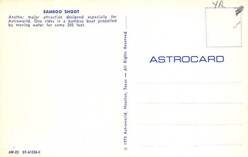 Bamboo Shoot, Astroworld - Houston, Texas TX  