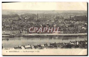 Old Postcard Montereau Panoramic