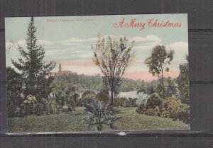 VICTORIA, MELBOURNE, BOTANIC GARDENS, c1910 Xmas ppc., used.