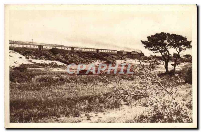 Postcard Old Train Locomotive North Railway La Fleche d & # 39Or maritime Cal...