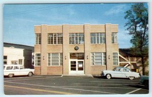 MONTICELLO, New York NY ~ MONTICELLO VILLAGE HALL ca 1950s Cars Postcard