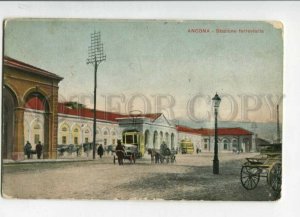 3147221 ITALY ANCONA Station Vintage postcard