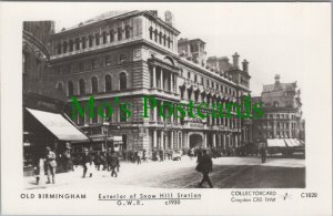 Warwickshire Postcard - Old Birmingham, Snow Hill Station c1930 - RS32562