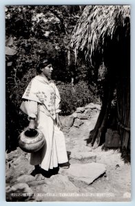 Tamaletom San Luis Potosi Mexico Postcard India Huasteca c1930's RPPC Photo