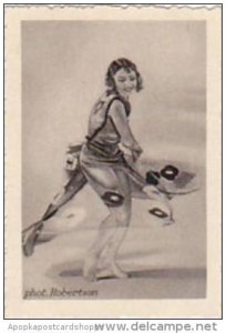 GARBATI CIGARETTE CARD FAMOUS DANCERS NO 203 MARGARET HOEPFNER