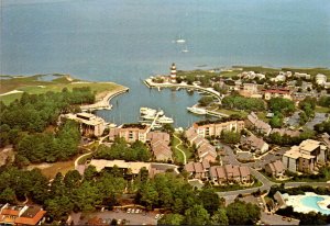 South Carolina Hilton Head Island Harbour Town Aerial View