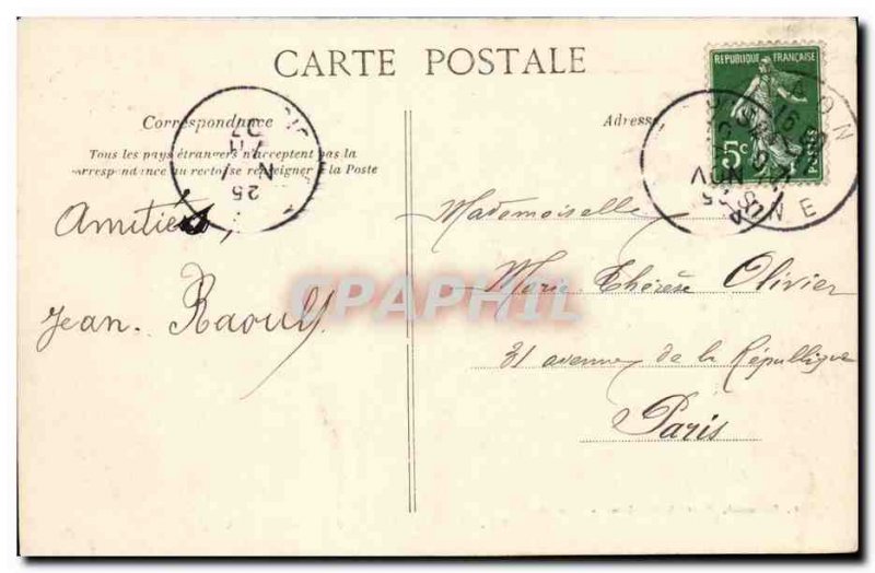 Laon - Faubourg de Vaux - Old Postcard