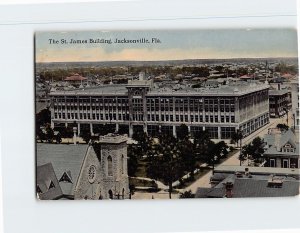 Postcard The St. James Building Jacksonville Florida USA