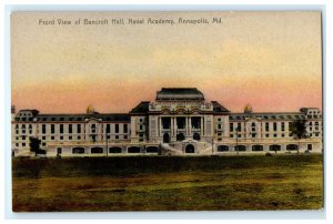 Front View Bancroft Hall Naval Academy Annapolis MD Maryland Postcard (AO8)