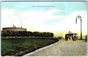 c1900s East Bourne, East Sussex, England Color Litho Photo Postcard Seafront A81