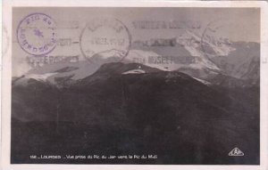 France Lourdes Vue prise du Pic du Jjer vers le Pic du Midi 1933 Photo